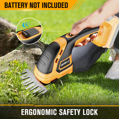 HEINPRO cordless design offers long run time with a 2.0Ah battery.