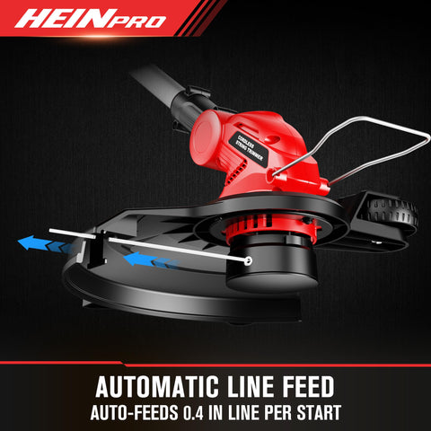 Patented spool system keeps the line neat during installation and use.