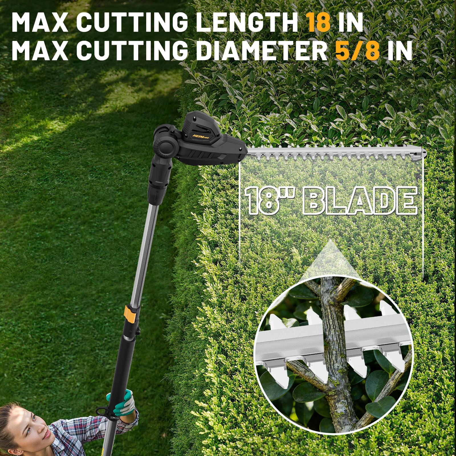 DeWALT 20V MAX compatibility keeps battery options flexible for power users.