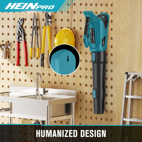 HEINPRO compact storage hook helps tidy sheds and garages.