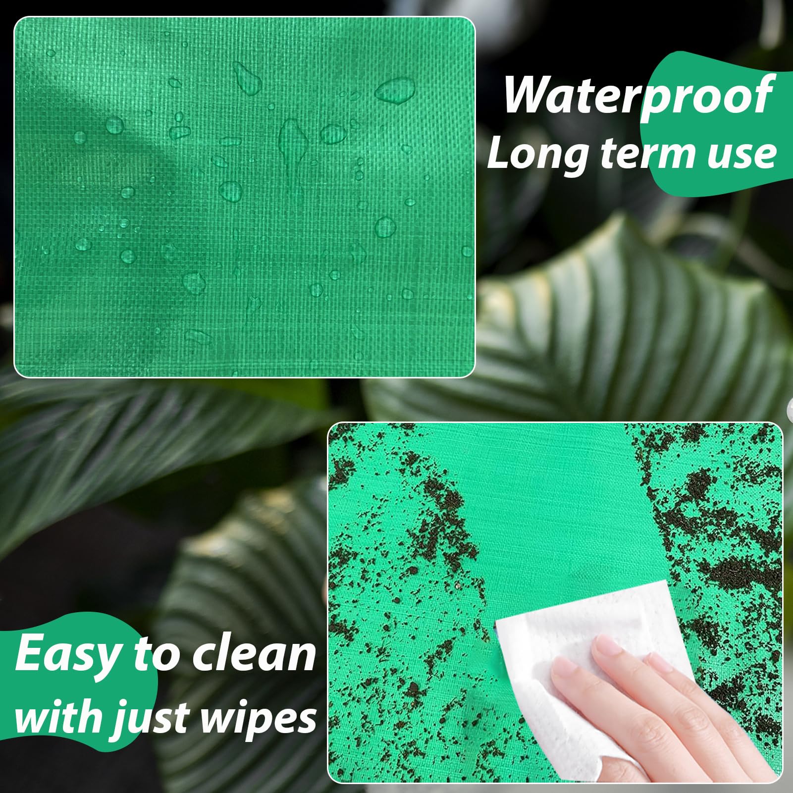 HejVulkan repotting mat easy to clean with a quick wipe after use
