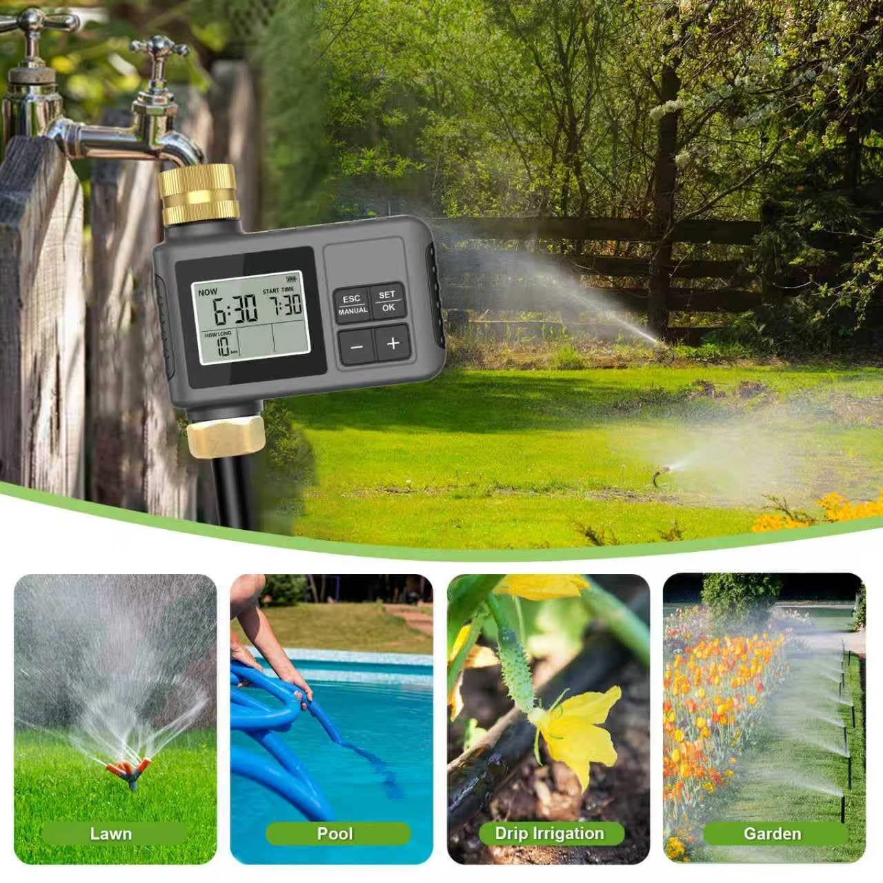 HEKIWAY Complete DIY Kit includes timer, sprayers, tubing, and fittings.