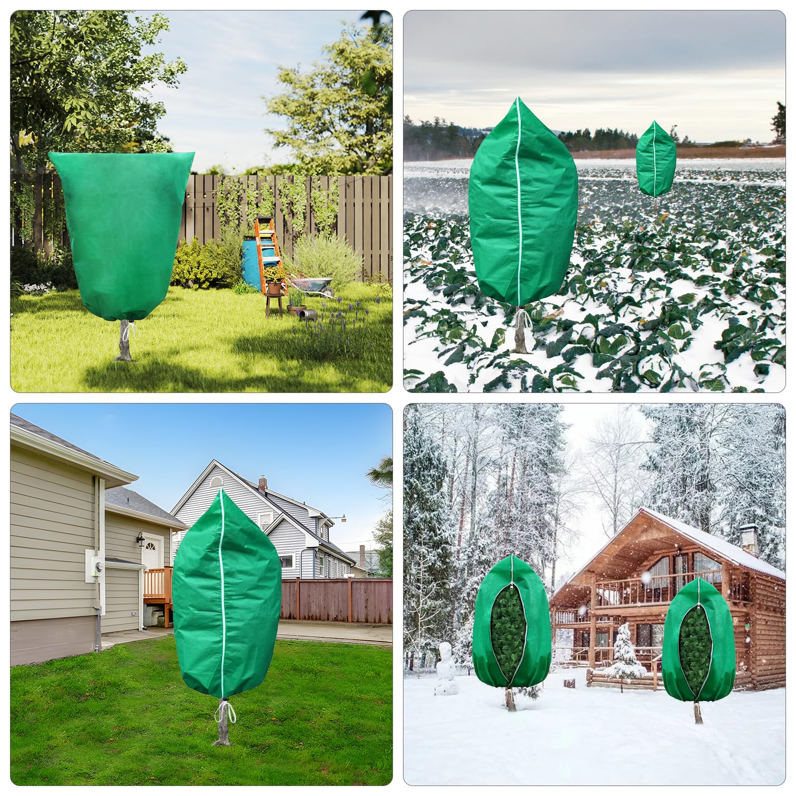 Easy setup of HEKIWAY cover for backyard landscapes.