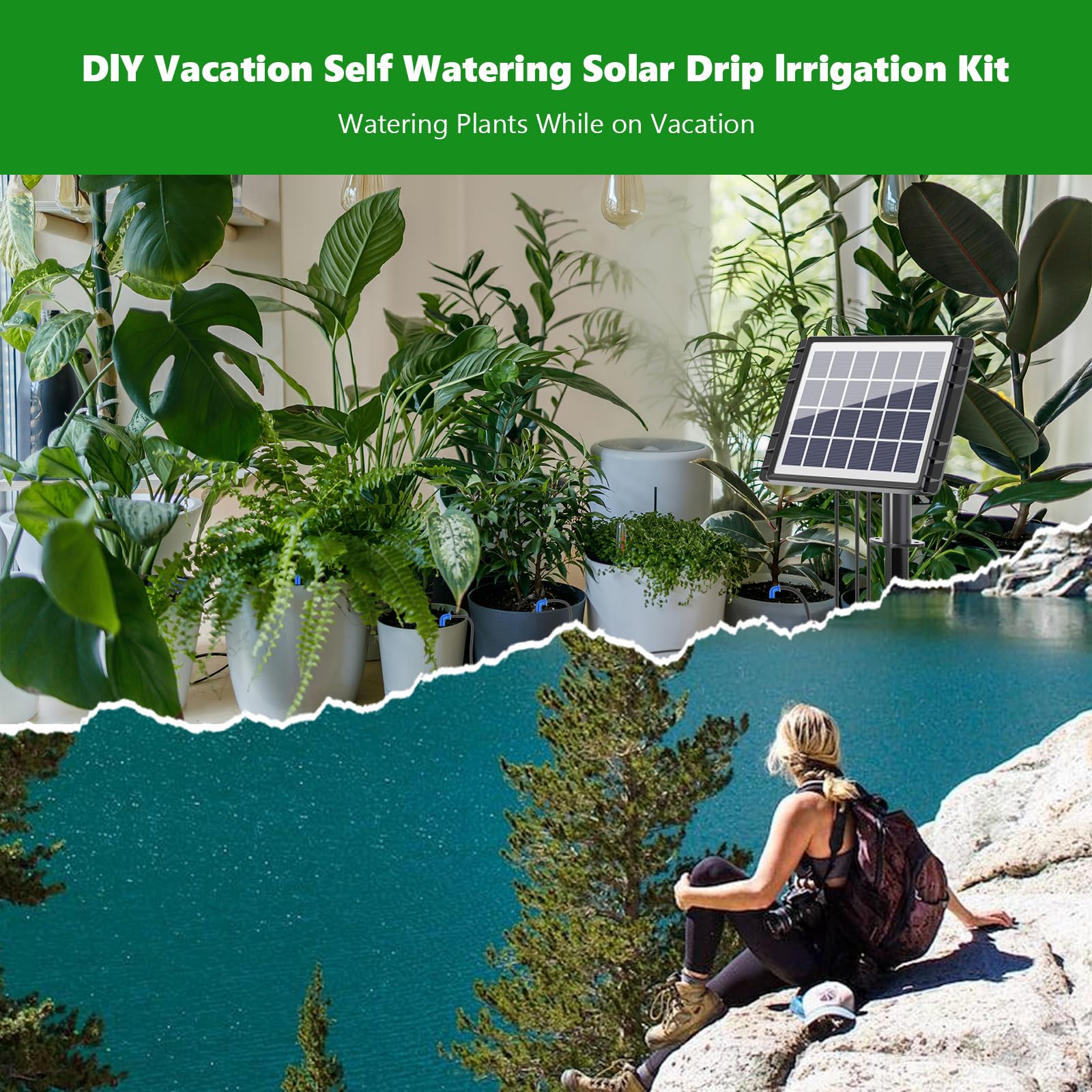 HEKIWAY indoor plant care alerts warn when water is low