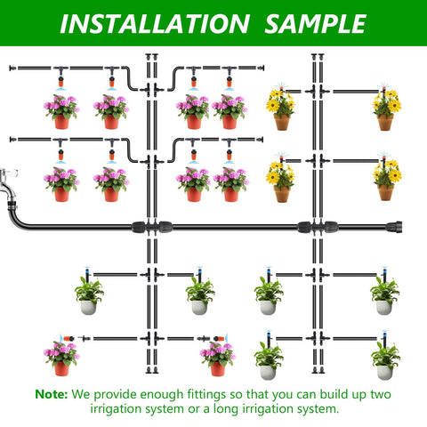 HEKIWAY 1/4 inch distribution tubing fits compact drip lines