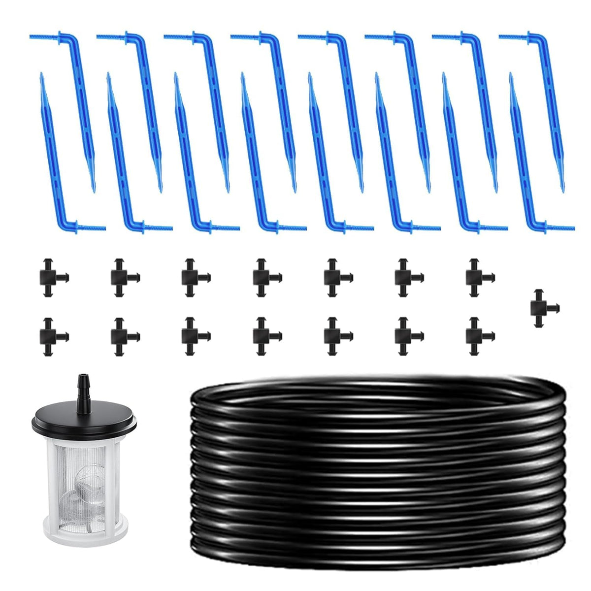 HEKIWAY filter included for clean water delivery in drip irrigation.
