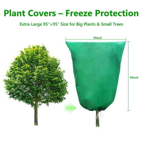 Two-pack set shown covering large shrubs for winter protection.