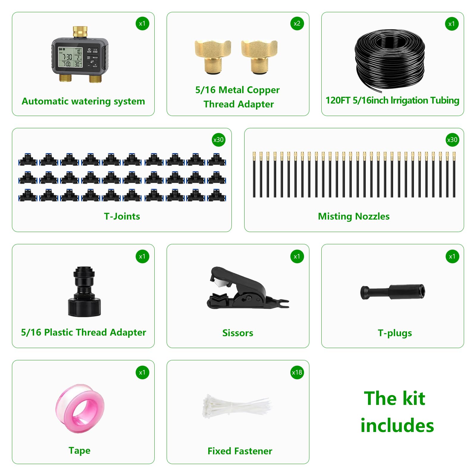 HEKIWAY water flow control adapts to plant needs and layouts.