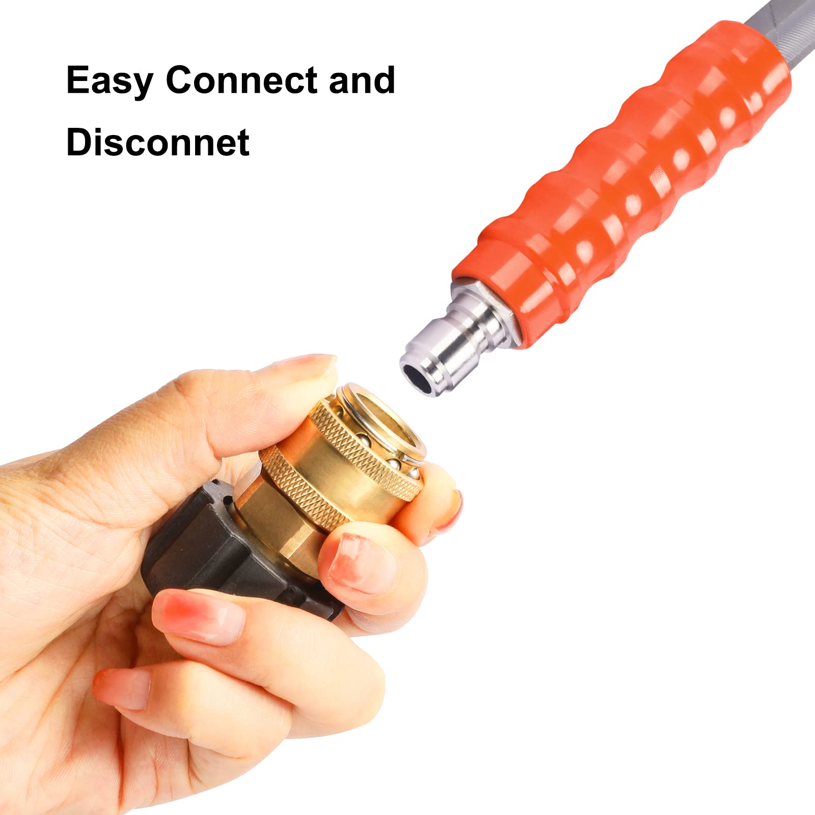 Heliwoo 3/8 inch quick connect male plug for swift tool changes