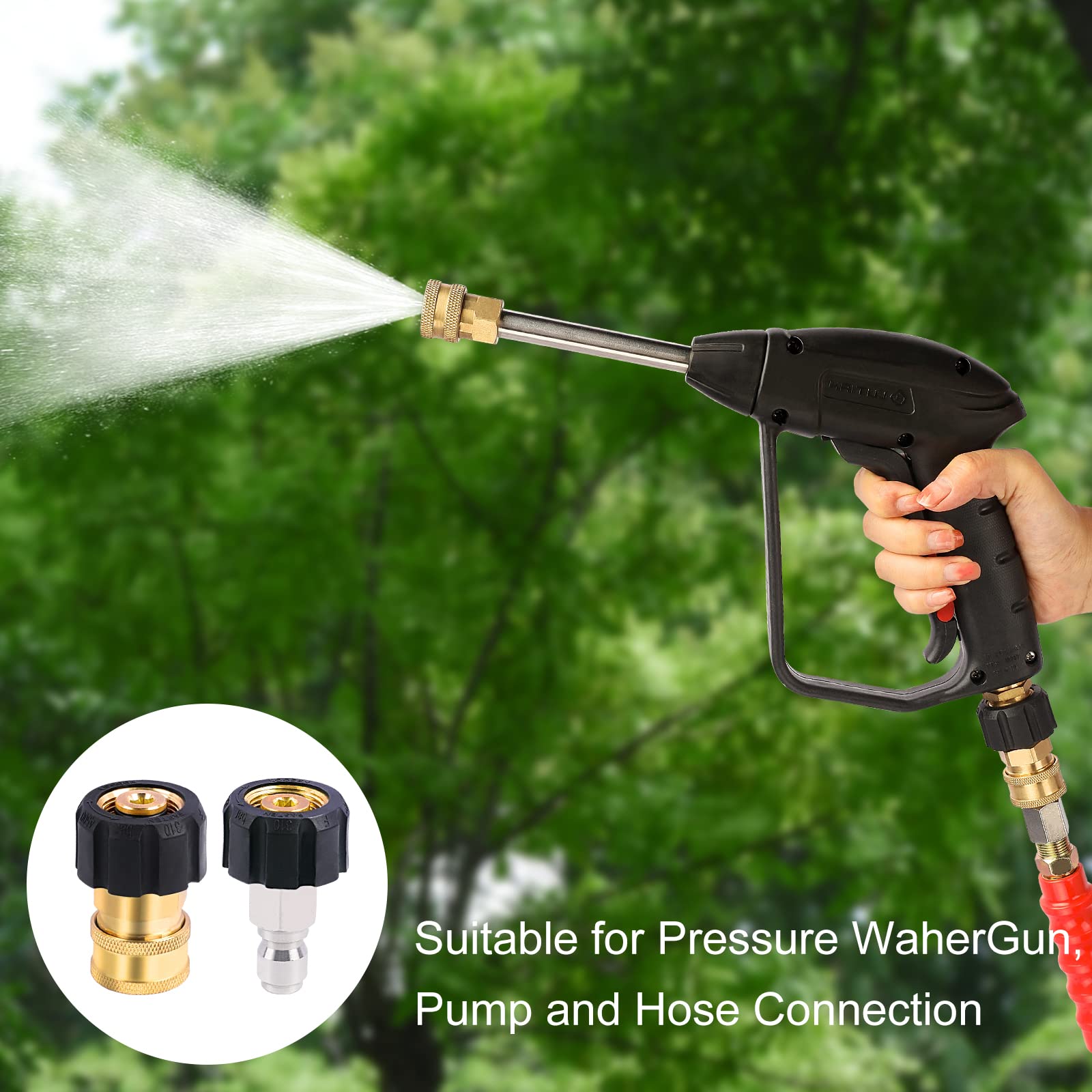 Heliwoo hose and gun conversion kit for flexible setups