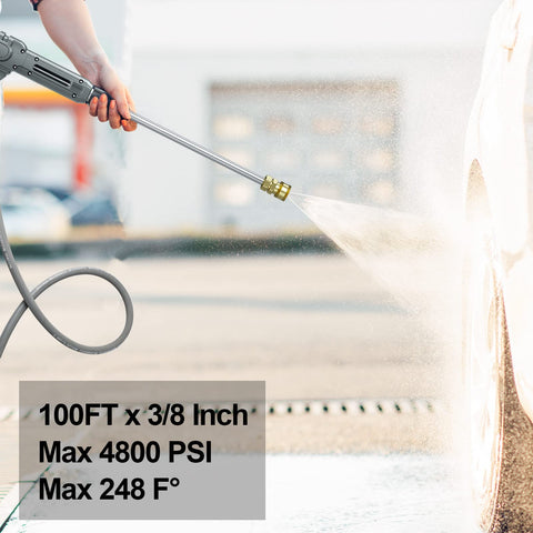 Heliwoo hose with quick-connect for fast attachments and efficient workflow.