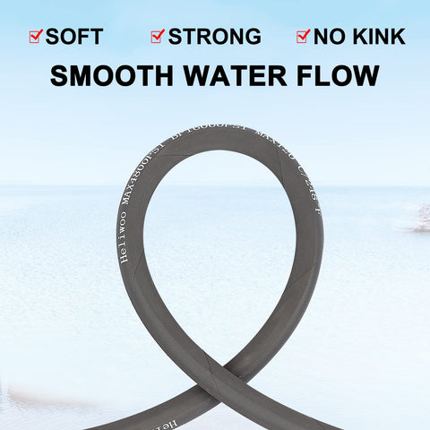 Heliwoo reel-ready hose suited for carwash bays and pump rooms.