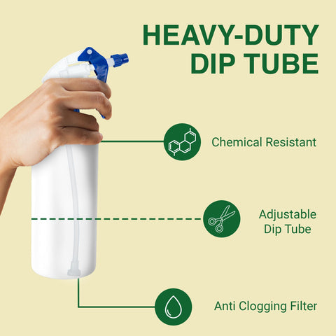 Heluva Green multi-use spray ideal for sanitizing, janitorial, and garden tasks.