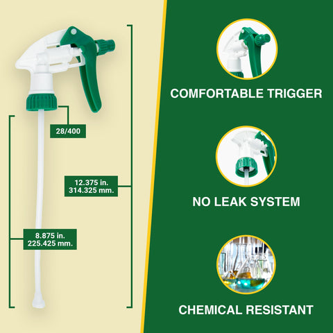 Heluva Green universal compatibility ensures easy upgrades across common bottle sizes.