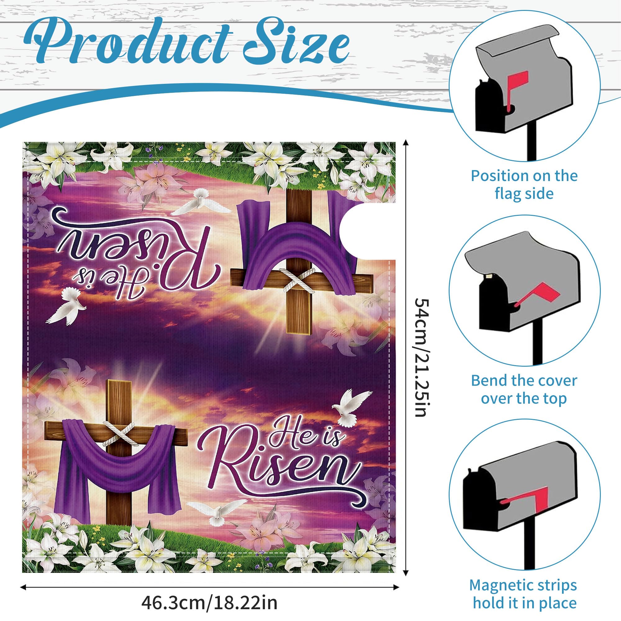 HemerVows He Is Risen mailbox cover adds faith-inspired curb appeal