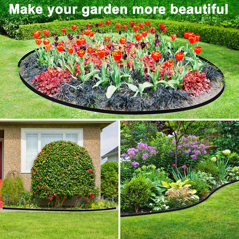Hemikaki border creates neat, harmonious garden boundaries throughout.