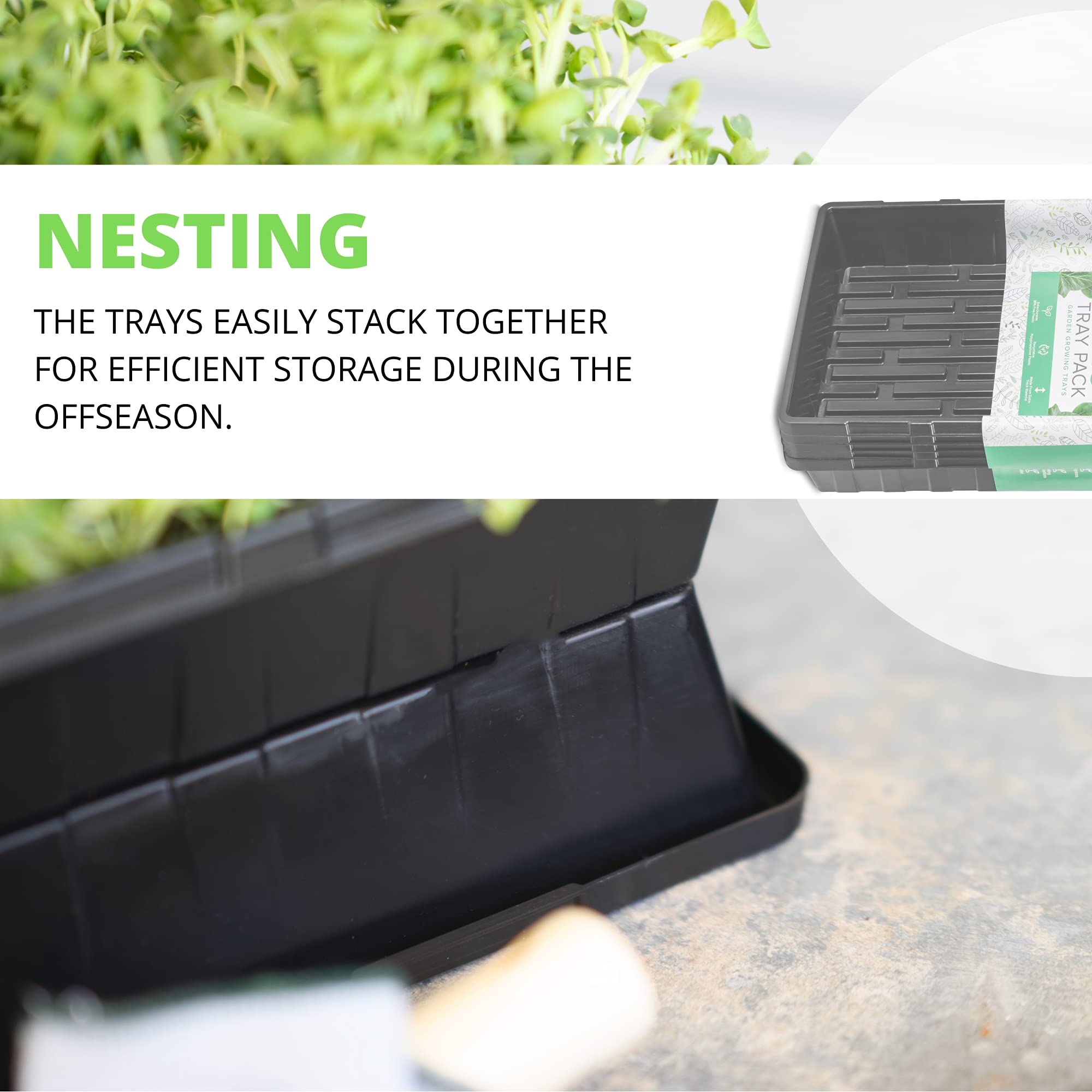 Hemlock Home Brewing 1020 trays designed to be durable and long-lasting