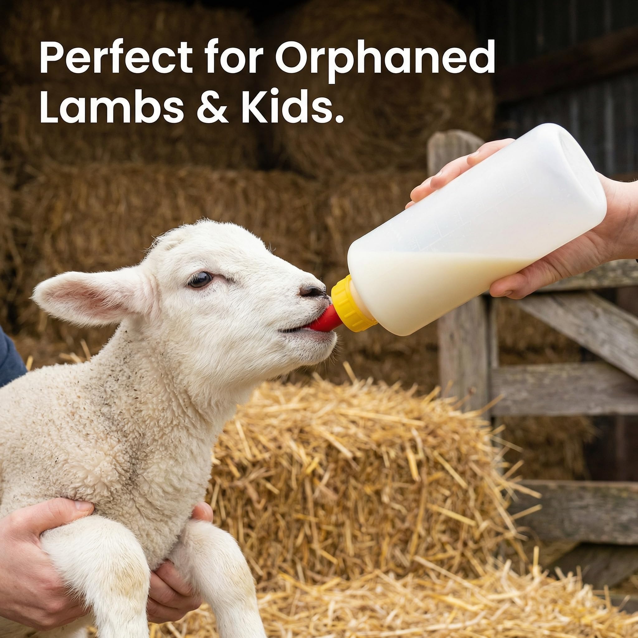 Hemoton 400ml Nursing Bottle offering large capacity for newborn animals.