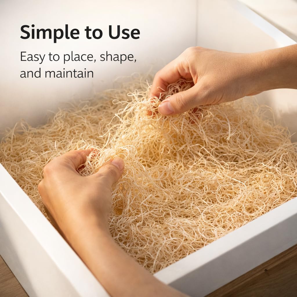 Nest pads measure about 13 inches square for standard nesting boxes.