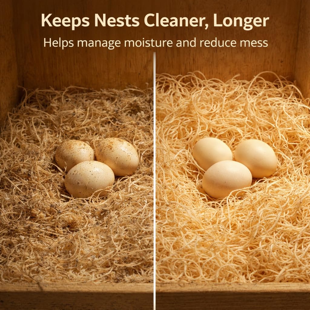 Also suitable for chick brooder homes to provide stable footing for young birds.