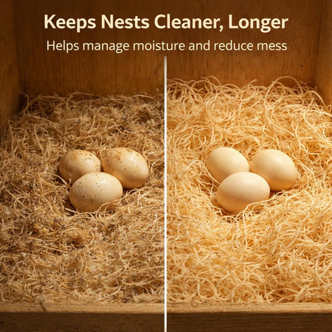 Also suitable for chick brooder homes to provide stable footing for young birds.