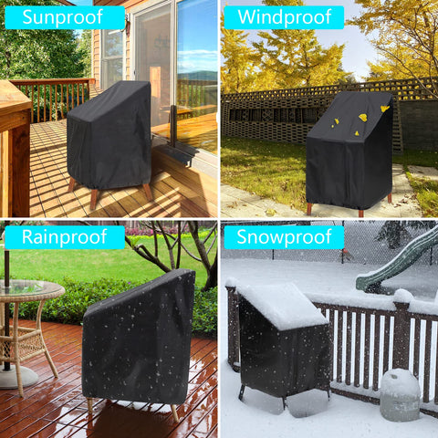 HENAYUK click close straps add extra security for stackable chairs