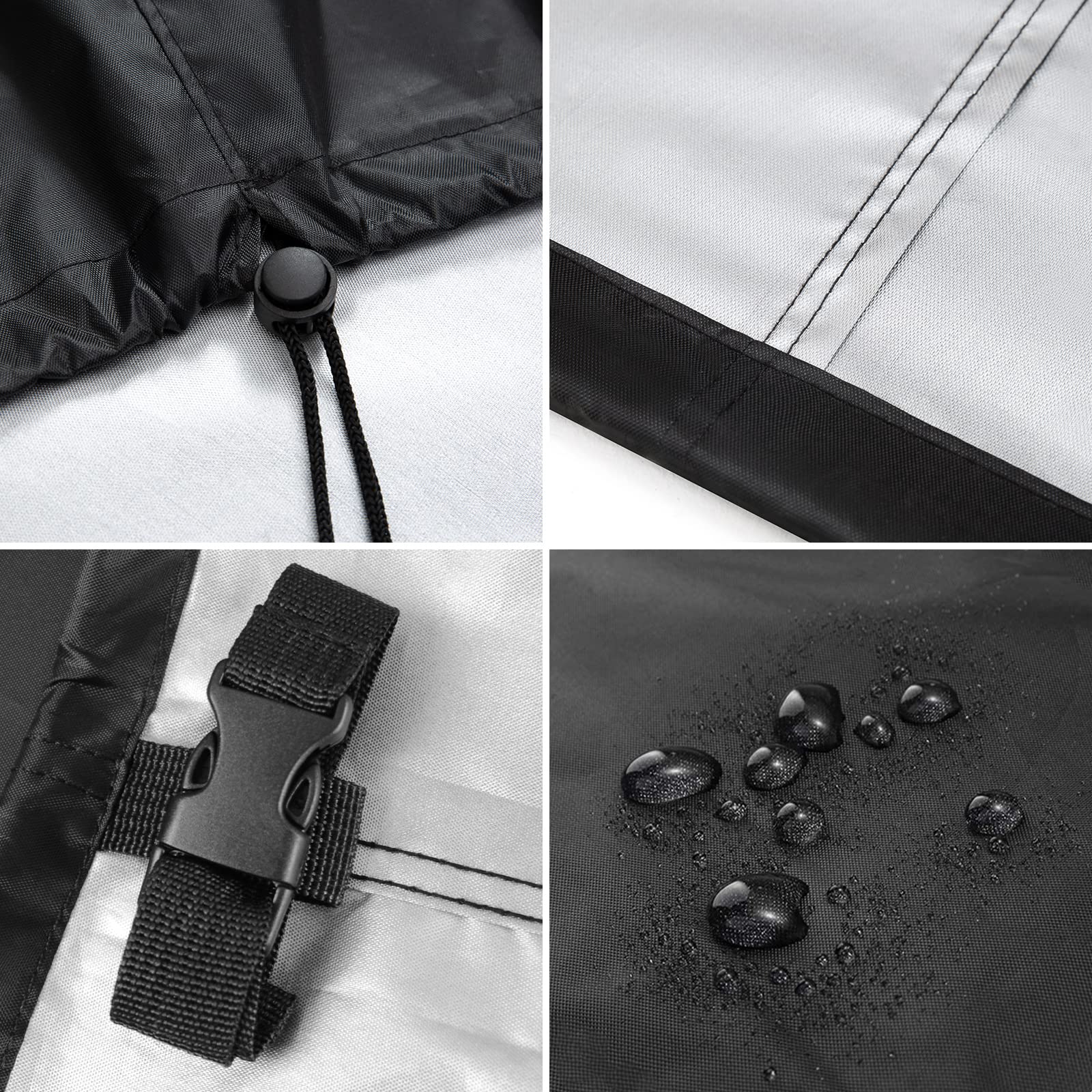 HENAYUK titanium-silver coated cover helps prevent fading in sunlight