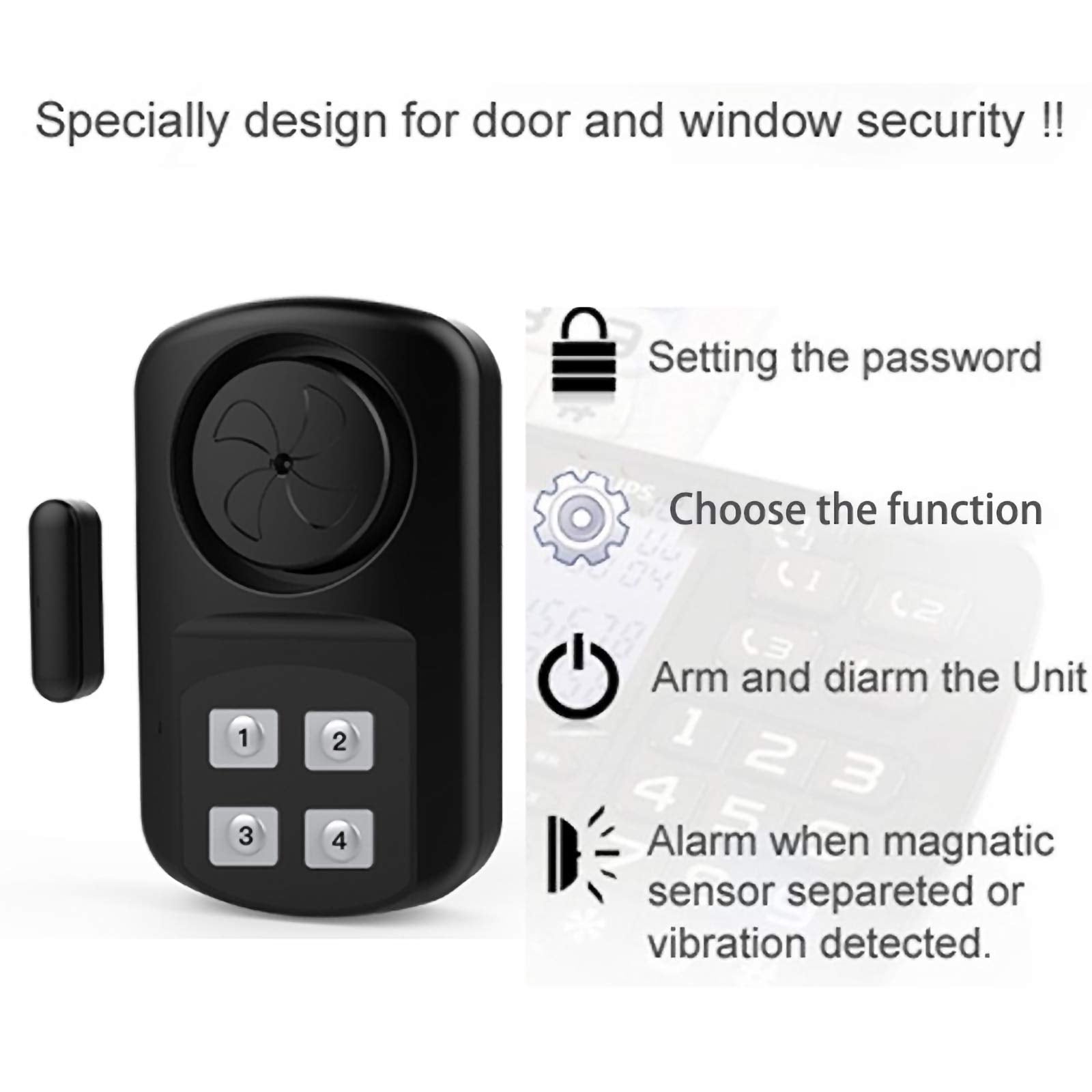HENDUN easy installation options for wall, fence, or gate mounting