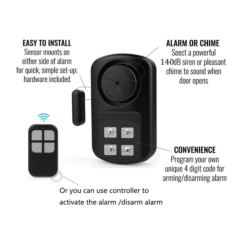 HENDUN IP67 waterproof door sensor withstands rain for outdoor use