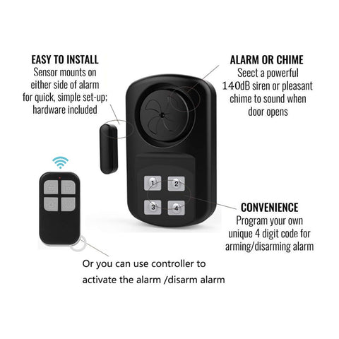 HENDUN IP67 waterproof door sensor withstands rain for outdoor use