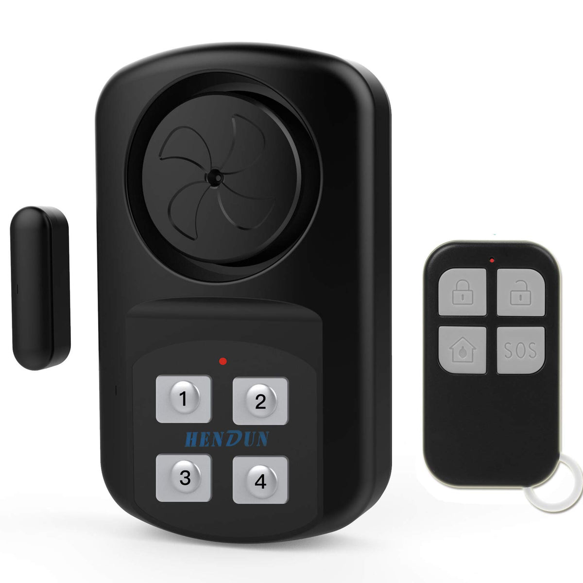 HENDUN outdoor door alarm with remote keypad for quick, reliable alerts.