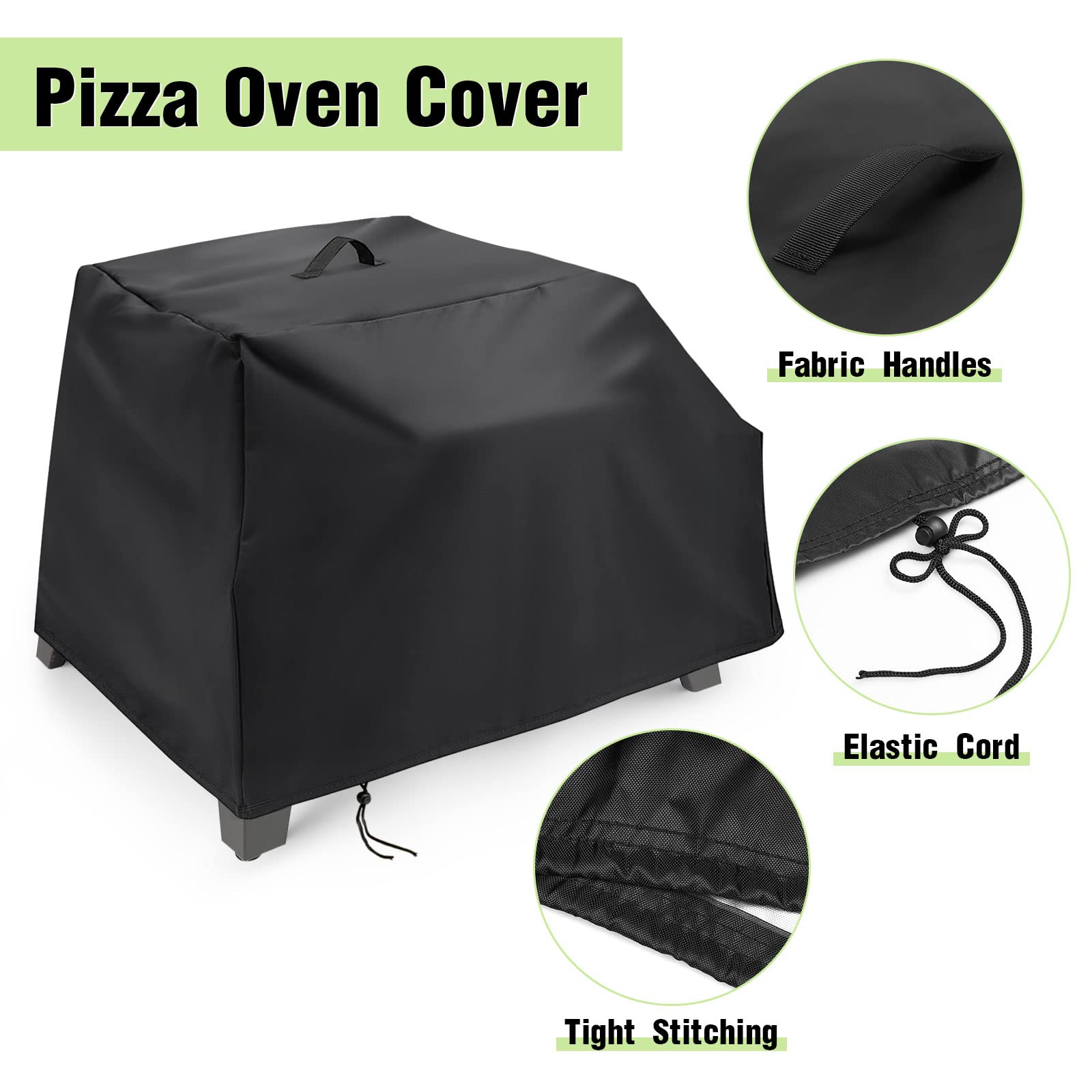Hengme windproof cover with adjustable drawstring secures during gusts