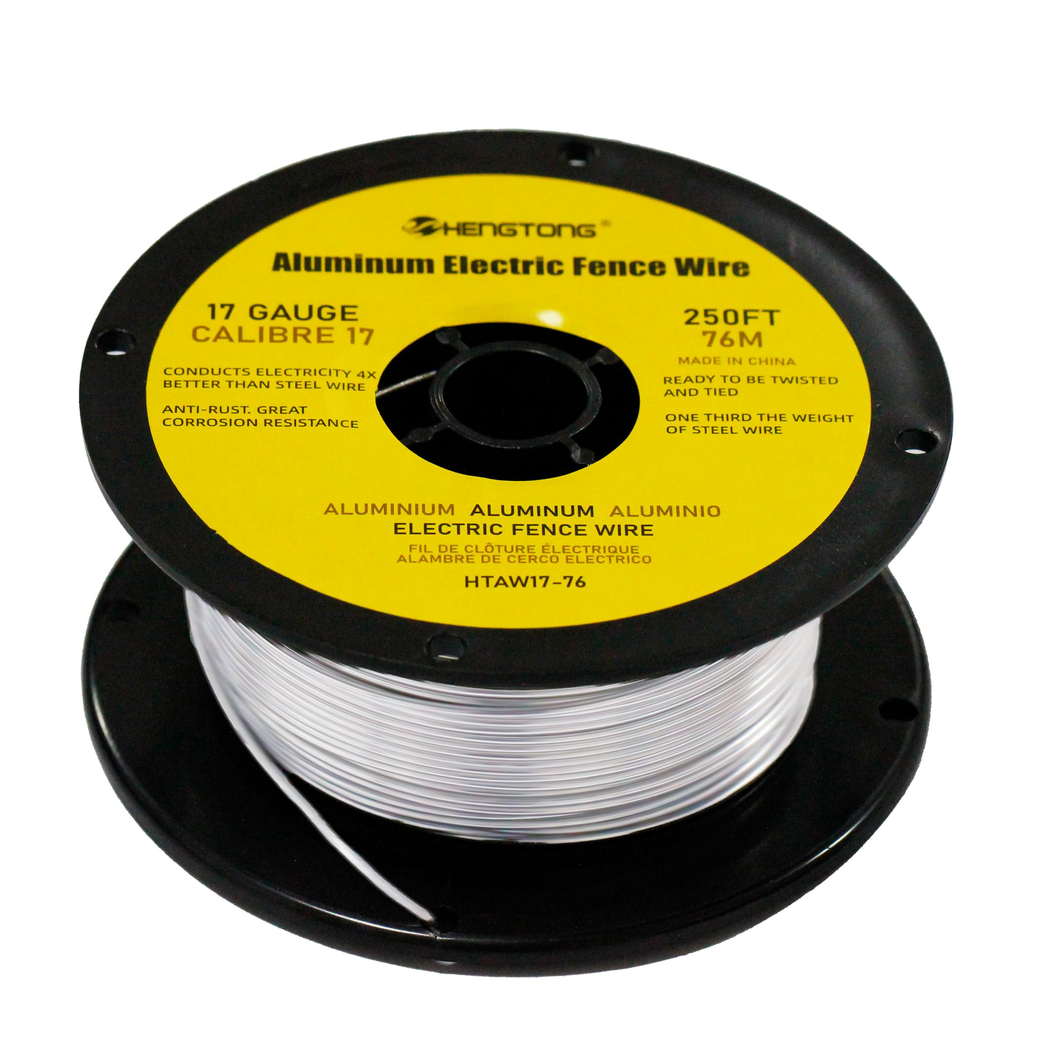 HENGTONG aluminum conductor wire offers 4x better conductivity for reliable fencing.