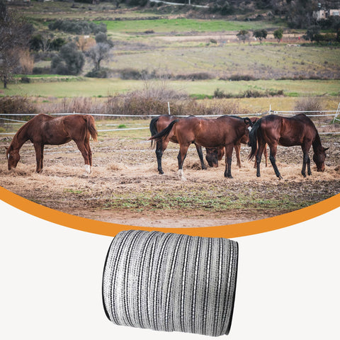 HENGTONG versatile horse fencing tape for rotational grazing and guarding.