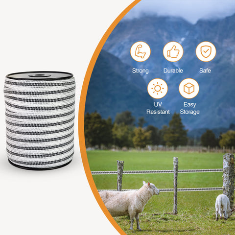 HENGTONG UV-stabilized tape with stainless steel conductors to resist rust and reuse.