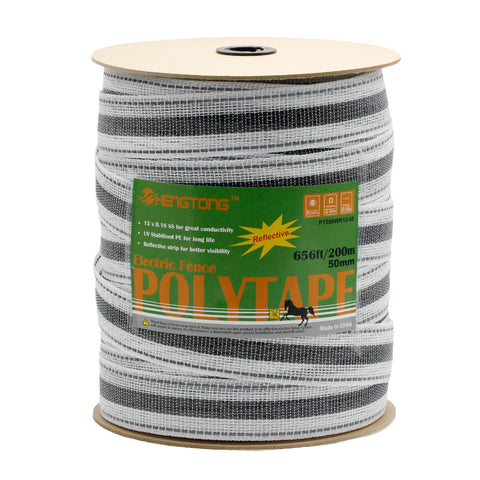 HENGTONG upgraded fence tape with reflective strip for nighttime visibility