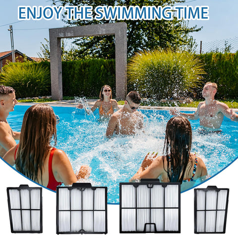 Henkgo ultra-fine filter panel for Dolphin S400 supports fast rinse cycles.