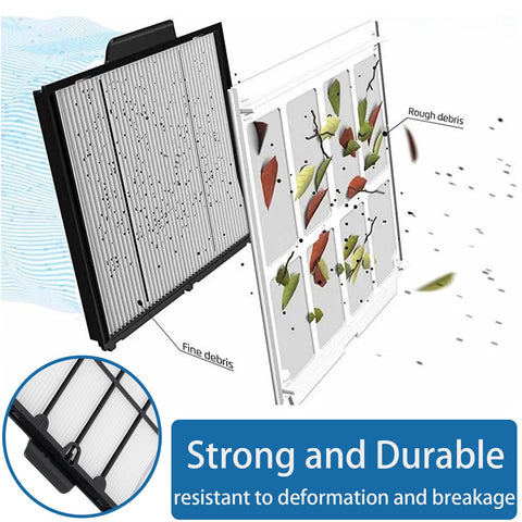 Henkgo ultra-fine filter panel for Warrior Si improves debris retention.