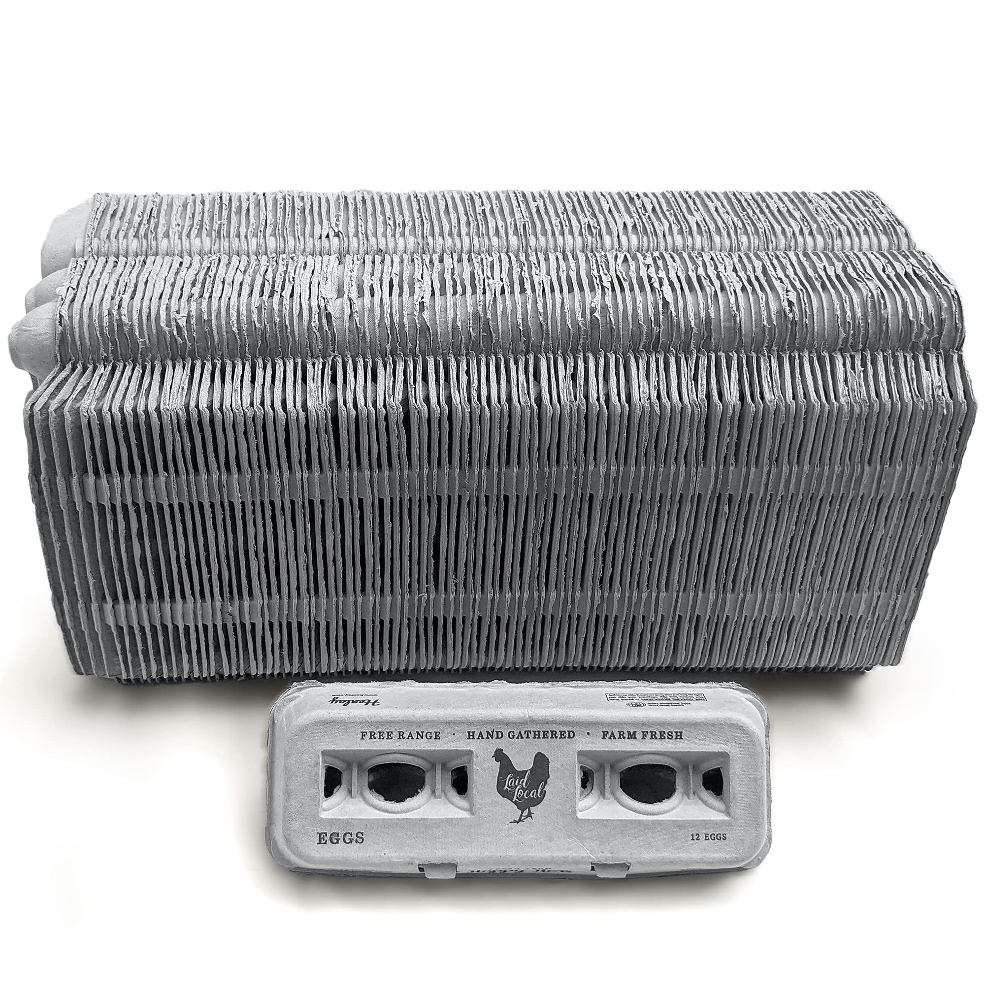 Henlay 90-egg carton with vintage print showcases durability for farm-fresh eggs