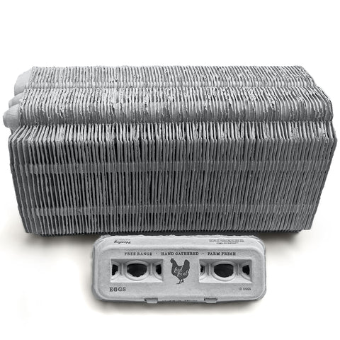 Henlay 90-egg carton with vintage print showcases durability for farm-fresh eggs