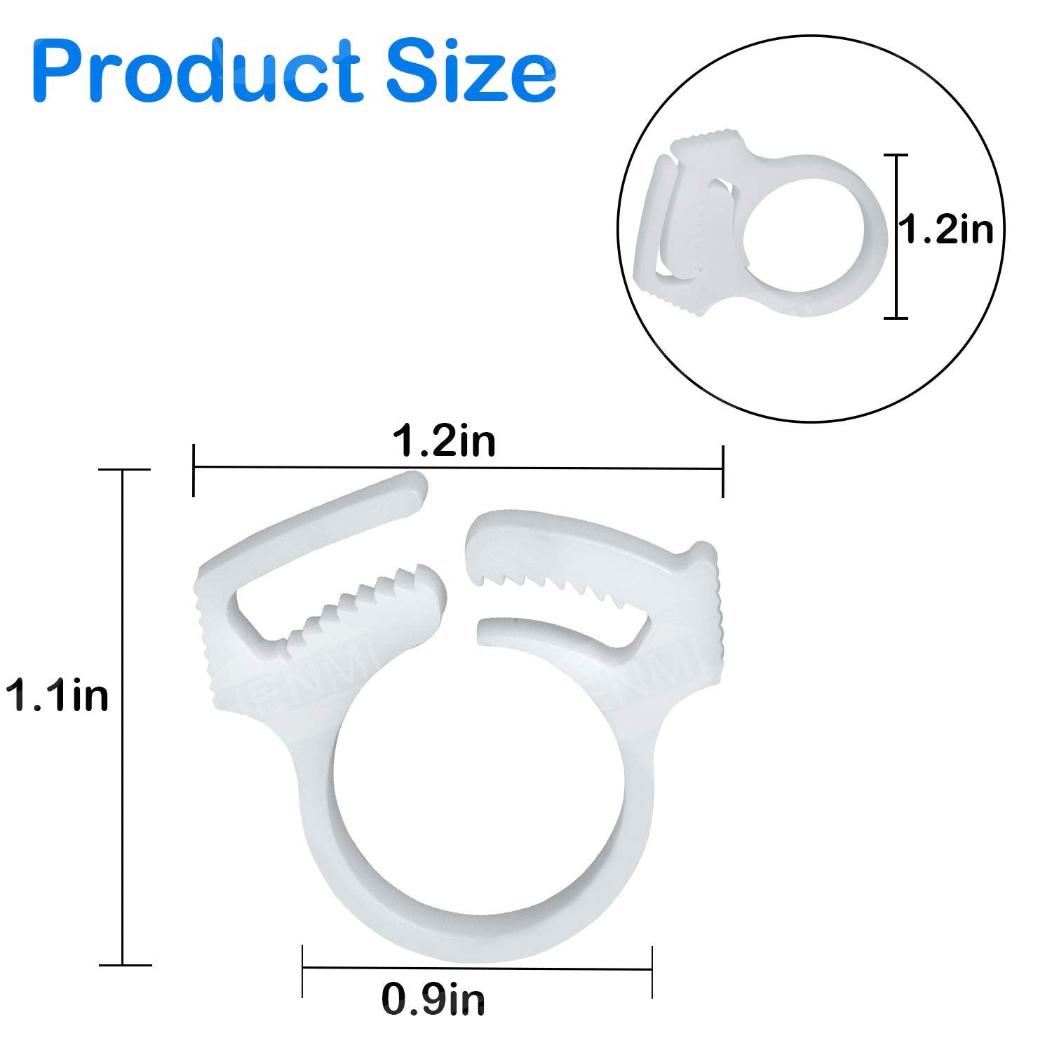 HENMI hose clamp fits Polaris 360, reducing hose detachment during scrubbing