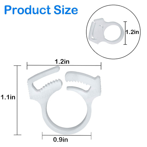 HENMI hose clamp fits Polaris 360, reducing hose detachment during scrubbing