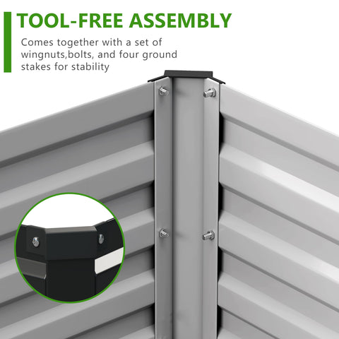 Henshwon rust-resistant steel frame withstands weather exposure.