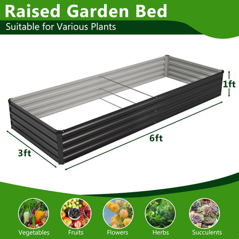 Henshwon galvanized steel bed showing durable, rust-resistant construction