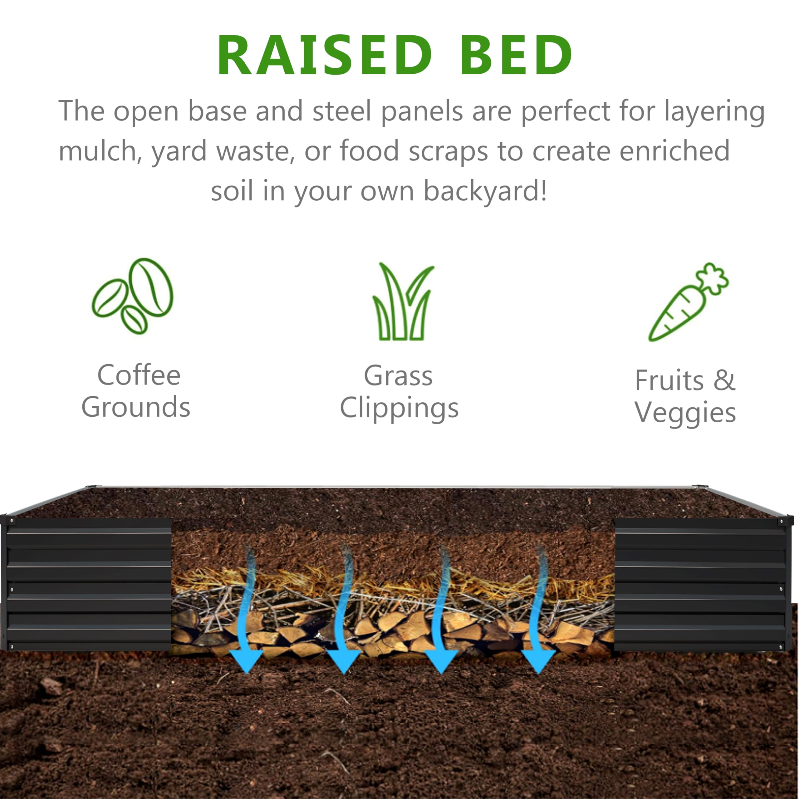 Henshwon open-bottom drainage design promoting healthy root growth