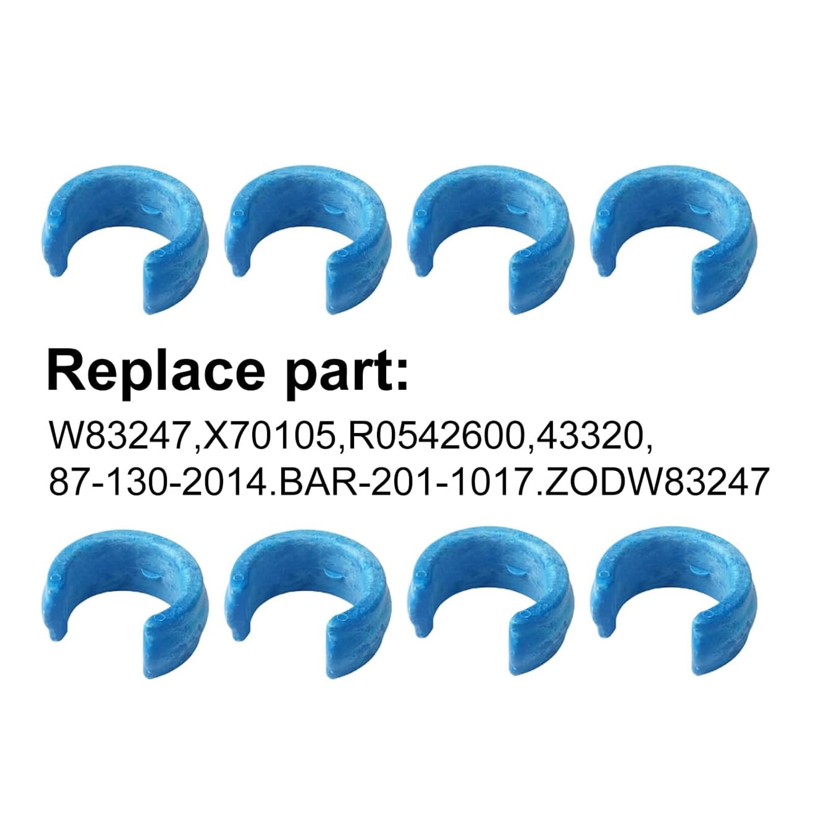 HenSinTc blue weight, ~55 g per unit, weighs hose for stable cleaning.