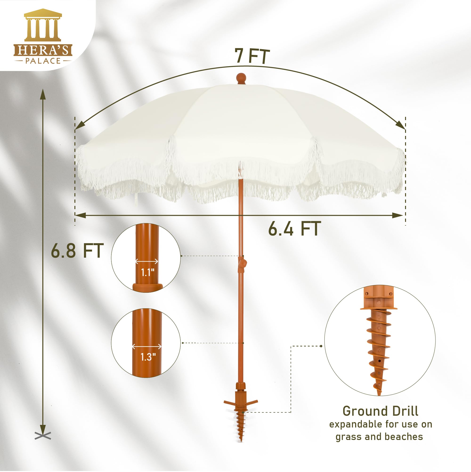 HERA'S PALACE crank tilt mechanism enables easy opening and closing