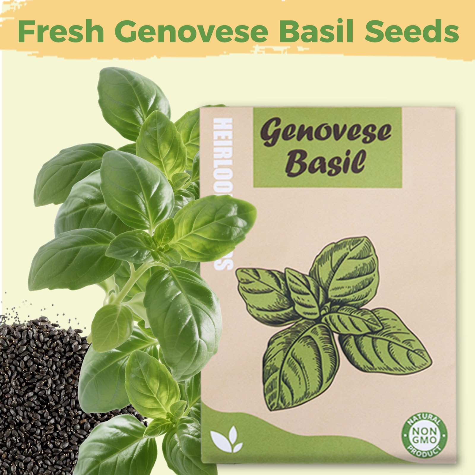 Herblink tweezers help transplant basil with precision.