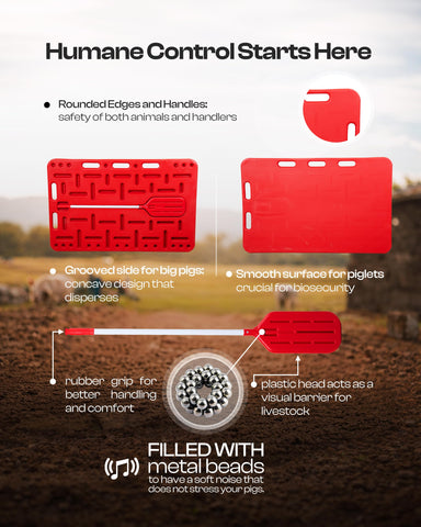 Herdmate dual-sided panel designed for safer handling and better control