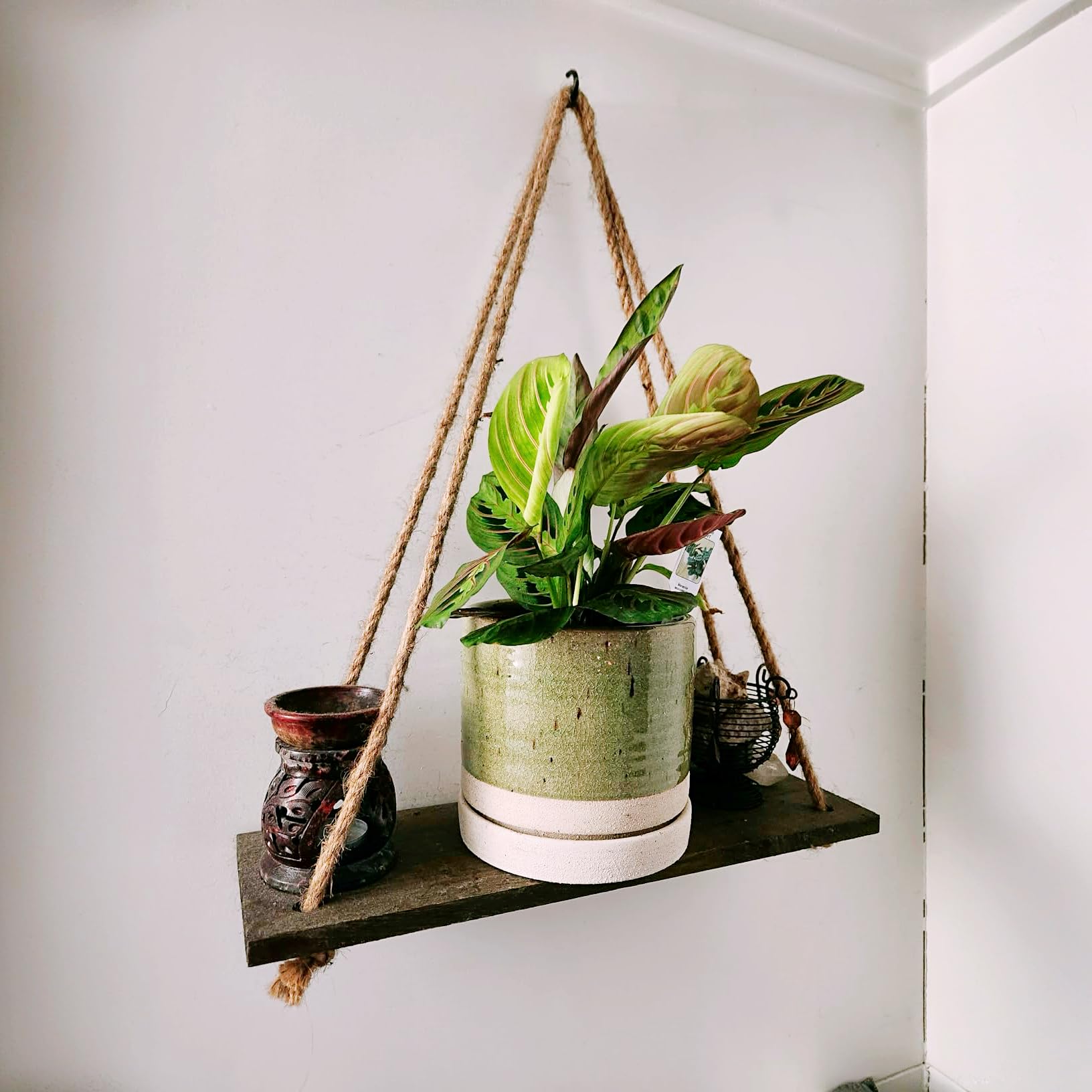 HERDUK planter with mesh pad and saucer included for better drainage